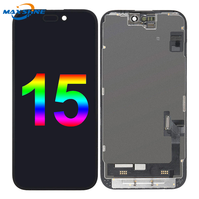 OEM for iPhone 15 Pro Max LCD 15Pro Display 3D Touch Digitizer Assembly 15PM Soft OLED for iPhone 15 Screen Replacement