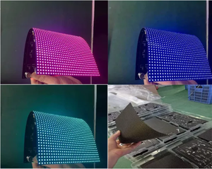 Độ phân giải cao p2mm linh hoạt video tường siêu mỏng uốn cong LED bảng điều chỉnh màn hình cho triển lãm - Product Image 3