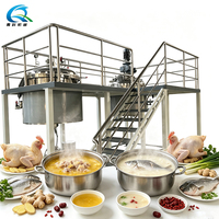 Ligne de traitement de haute efficacité pour bouillon d'os, farine d'os et poudre protéinée, pour l'extraction et la concentration de bouillon de poulet, de soupes de fruits de mer et de pâte de tomate