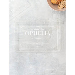 Plateau acrylique de transfert ouvert fait main 35X24cm pour des occasions de maison ou de nourriture - Product Image 1