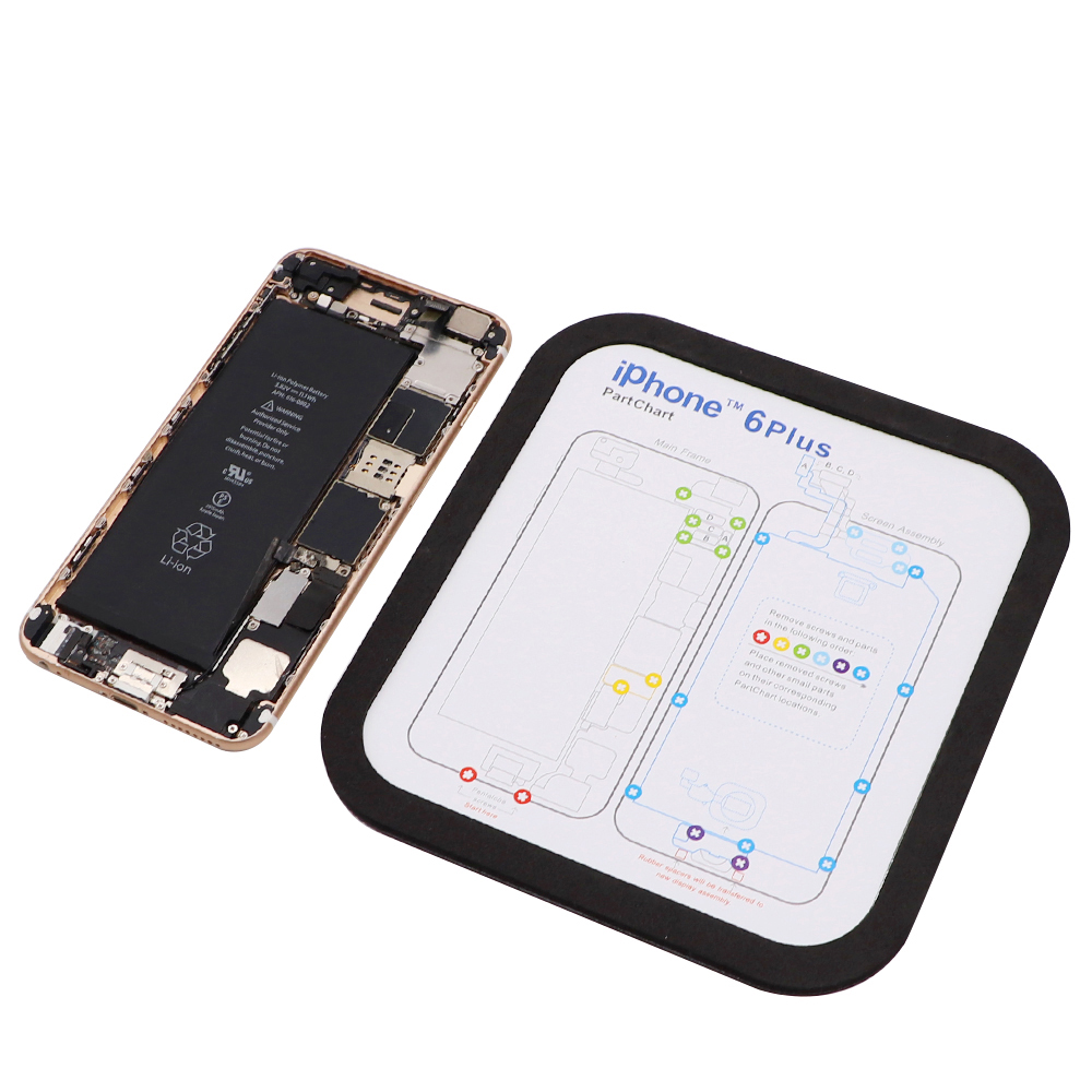 15 in 1 Magnetic Screw Keeper Part Chart Mat for Iphone Repair