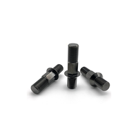 Prix de gros, taille standard, boulons en acier au carbone de haute qualité 8.8, oxyde noir, entièrement filetés, boulons à tête cylindrique de longueur égale
