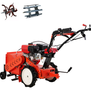 Walk Behind Mini Gasoline Agricultural Machine for Land Cultivating Rotary Ploughing Hand Tractor Lawn Mower Weeding Work - Product Image 6