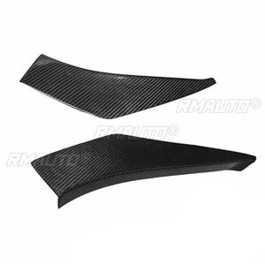 2 pièces de garnitures de séparateur de pare-chocs avant et d'ailettes d'aération en véritable fibre de carbone pour Toyota Supra GR A90 A91 MK5 FRP 2019-2022 - Product Image 3