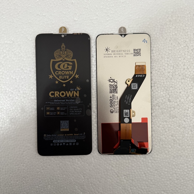 Wholesale Crown LCD Screen Display for Samsung Infinix BF7 X6516 BF6 X6517 X669 A70 A50C A60 A35E Tecno Itel Mobile Phone LCDs