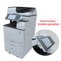 Mesin fotokopi, printer laser, dan pemindai Ricoh MP2554 3054 3554 4054 5054 6054SP A3 bekas, unit all-in-one