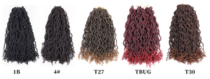 Prix d'usine, extensions de cheveux de haute qualité, micro tresses bouclées à extrémités ondulées, perruque en cheveux jumbo, <span class=keywords><strong>crochet</strong></span>, torsades sénégalaises - Product Image 6