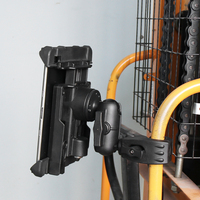 Support de tablette antivol en nylon renforcé VINmounts, robuste, noir, compatible avec plusieurs appareils, pour entrepôts, véhicules, iPad