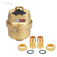 China Brass Volumetric Water Meter and Drinking Cold Water Meter