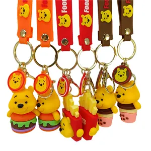 הסיטונאי גומי מותאם אישית 3d keychain pvc Pvc Pvc Pvc מותאם אישית גומי 3d