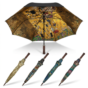 <b>Large</b> Size Parapluie 14mm Fiberglass Strong Windproof 75mph UPF50 Sun Protective Automatic Open Custom Golf <b>Umbrella</b> With Logo - Product Image 3