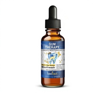 Gotas de <span class=keywords><strong>Enjuague</strong></span> <span class=keywords><strong>Bucal</strong></span> con Veneno de Abeja y Fragancia a Menta Fresca <span class=keywords><strong>para</strong></span> el Cuidado Gingival, Anti-Placa y Blanqueamiento, Garganta Fresca Después de Comer - Product Image 1
