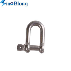 Manille en acier inoxydable Manille marine Gréement <span class=keywords><strong>Bateau</strong></span> de levage Manille en D - Product Image 4