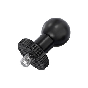 17mm Ball Head To 14mm Screw Adapter For Action Camera Mount 360 Degree Rotation Universal <b>Bracket</b> Connector <b>Plastic</b> - Product Image 3