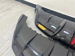 Diffusore Posteriore in Stile Fibra di Carbonio di Alta Qualità con Spoiler Luminoso per Kit Carrozzeria Tesla Model <span class=keywords><strong>Y</strong></span>, Paraurti Anteriore e Minigonne Laterali - Product Image 6