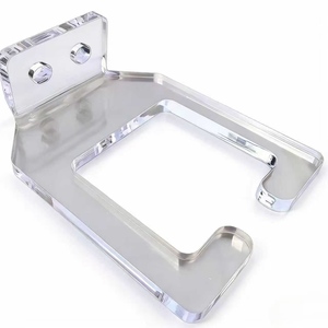 Estante de acrílico engrosado para equipos de belleza, soporte para secador de pelo, expositor de gabinete para peluquería, estante de almacenamiento robusto y duradero - Product Image 1
