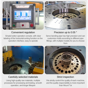 Máquina Automática Personalizada de Fábrica para Formar Extremos de Tuberías de 350 mm, Máquina de Reducción y Formación de Extremos de Tubos Metálicos Redondos - Product Image 5