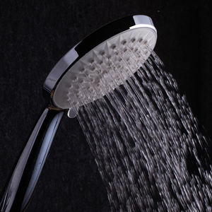 Chrome ABS Shower Head Hand Shower with Adjustable Water Flow Rate - Product Image 2