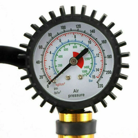 Gonfleur de pneus pneumatique haute performance 0-220 PSI avec manomètre de précision et tuyau en caoutchouc renforcé pour usage industriel et automobile