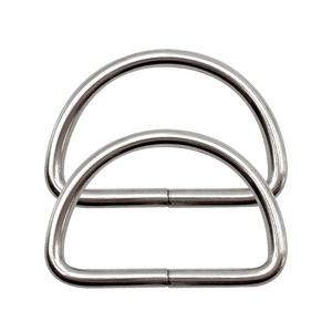 Hebilla metálica en forma de D, chapada en hierro, para accesorios de bolsos, herrajes resistentes, hebilla para joyería DIY - Product Image 3