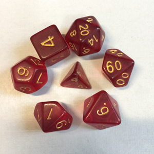 Xúc Xắc Nhựa Poly Nhựa Acrylic Mới Trong Suốt Phát Sáng Lấp Lánh Màu Trơn Trong Bóng Tối - Product Image 4