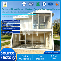 Casas Contenedor Portátiles Personalizadas de Fábrica, de 20 pies, Plegables, Prefabricadas, Resistentes a Huracanes, para Tiendas y Oficinas