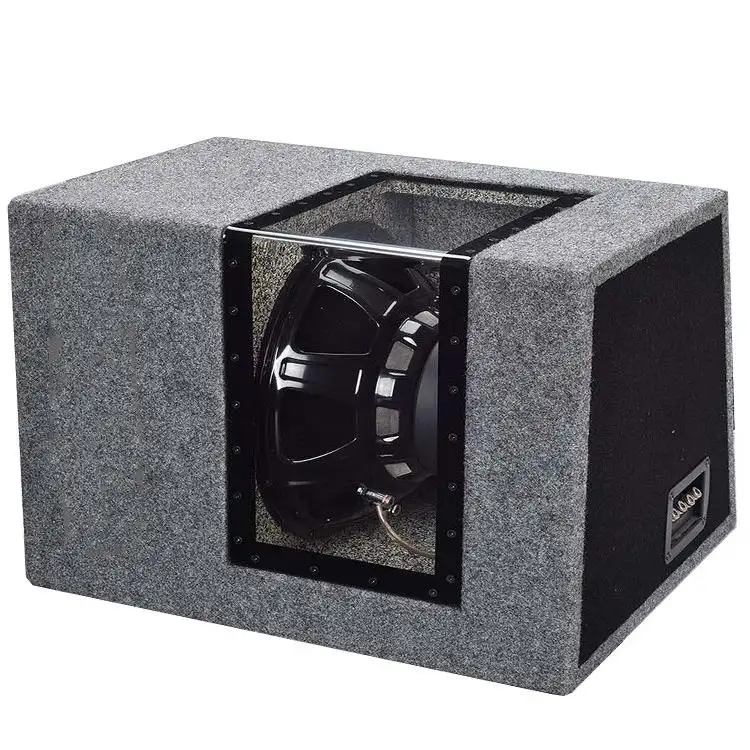 Trending 12 inch 300w loaded subwoofer box plexiglass speaker box subwoofers for car sound system
