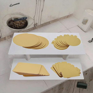 Bộ 6/8/10/12 inch Vòng bảng bánh giấy dùng một lần cupcake tráng miệng khay với cơ sở tái chế thân thiện với môi bánh Hội Đồng Quản Trị - Product Image 3