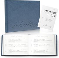 Livre d'or de mariage en cuir gaufré personnalisable, journal de souvenirs à couverture rigide pour la réception de mariage