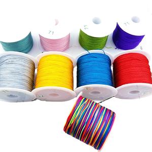 <span class=keywords><strong>Fil</strong></span> Cordon Tressé en <span class=keywords><strong>Nylon</strong></span> pour Fabrication de Bijoux – Diamètre 0.4mm, Épais ou Fin – Idéal Colliers, Perles, Accessoires DIY - Product Image 1