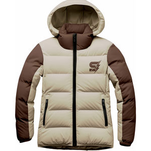 Veste matelassée légère de haute qualité pour voyage manteau d'hiver chaud coupe-vent résistant à l'eau avec col à capuche - Product Image 3