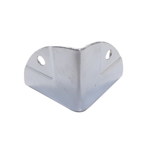 Protection d'angle en fer chromé Anwang 022-23, protection de boîte à trois côtés, quincaillerie pour flight case et boîte de rangement en bois - Product Image 5