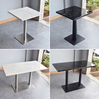 Base de table ronde contemporaine en acier inoxydable robuste D450xH720mm avec installation facile pour la maison et le bureau SMART SMT02008