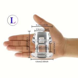 Hohler Vaginaler Guckloch Butt Plug Analdildo Transparentes Dehntunnel 100% Wasserdicht Erwachsenen Weiblich Männlich Homosexuell Modelle Erotik Yequ - Product Image 5