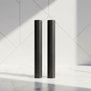 Tubos de Fieltro de Carbono Negro Mate 3K de 5mm de Grosor, Surtido Multitamaño para Soportes Industriales, Estructuras de Drones y Proyectos DIY - Product Image 3