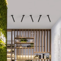 Plafonnier moderne à haut lumen 2025, 5W, noir, LED, nouveau modèle de base en aluminium, éclairage pour la maison ou l'éclairage commercial