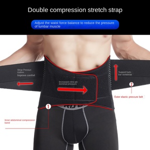<span class=keywords><strong>Ceinture</strong></span> de fitness en polyester pour hommes et femmes avec plaque d'acier Protection <span class=keywords><strong>lombaire</strong></span> flexible pour l'<span class=keywords><strong>haltérophilie</strong></span> squat - Product Image 3