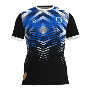 Maillot de football rétro pour équipe masculine, logo personnalisé, uniformes en polyester 100% avec technologie d'impression numérique - Product Image 3