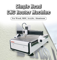 Máquina CNC Router para Madera 4x8ft 1325 1530, 3 Ejes 4 Ejes, para Tallado y Corte de Madera, Acrílico, MDF, Plástico - Precio