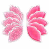 Compresses de gel réutilisables pour les lèvres, soin anti-âge, compresses chaudes et froides pour les lèvres, soulagement de la douleur, réduction des gonflements, soin beauté