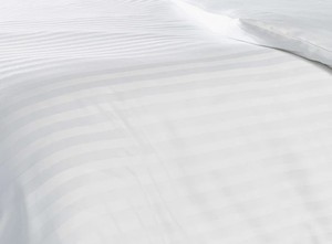 Tessuto Jacquard a Righe in Raso di Cotone 100% Organico Traspirante 400TC, Tessuto Twill Sbiancato per Biancheria da Letto e Tessili per la Casa - Product Image 4