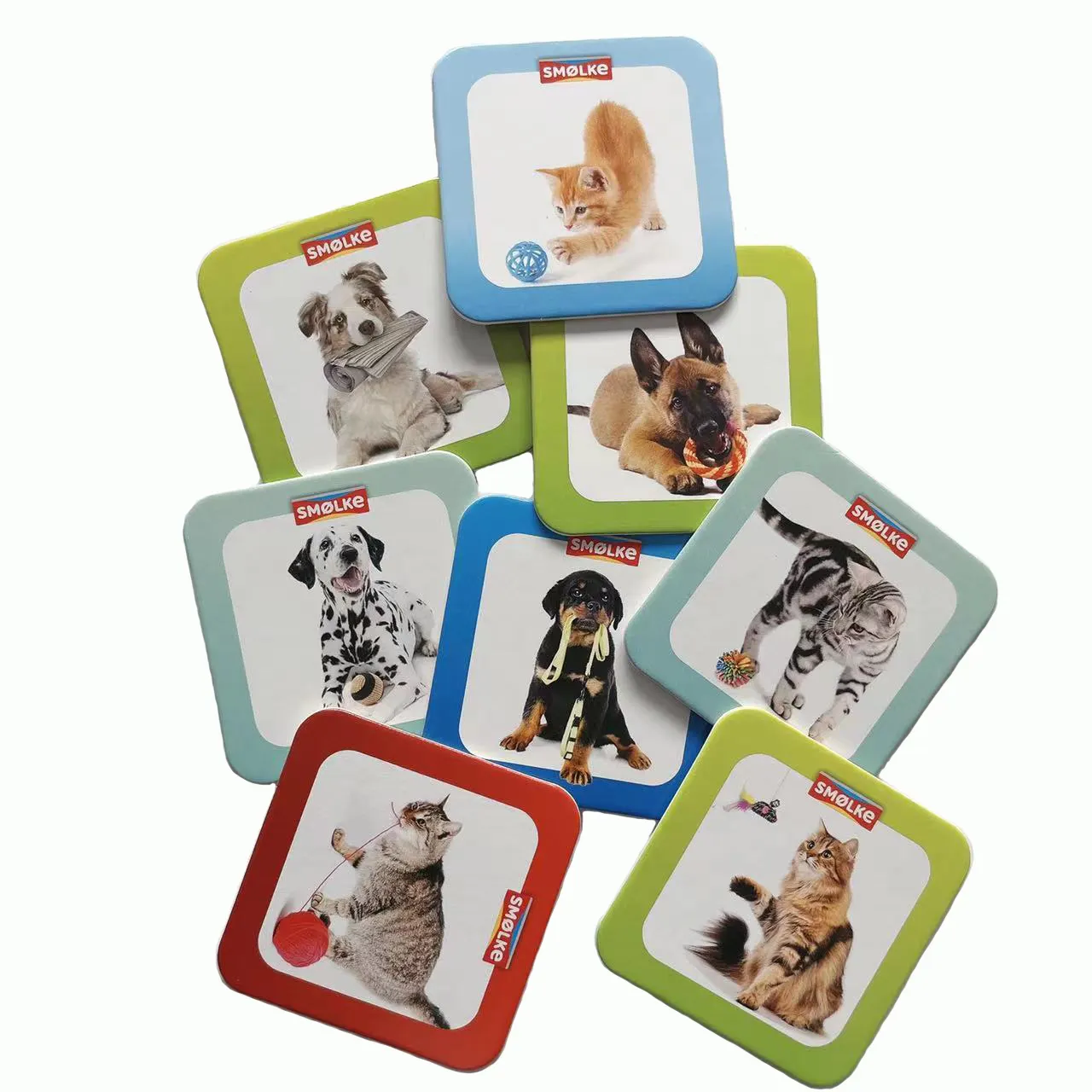 Benutzer definierte interaktive Kinder Animal Memory Matching Spielkarten für Kinder