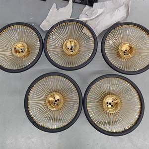 Tapa Central para Volante Lenzio Gold de 64 Radios para Autos Clásicos, Mejora de Diseño - Product Image 6