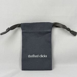 Bolsa de Algodón Orgánico con Cordón Ajustable, Personalizable, Reciclable, con Impresión Serigráfica, Etiqueta de Regalo, Embalaje Artesanal, Bolsa de Alta Calidad - Product Image 2