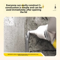 Adhésif polyuréthane imperméable pour remplissage de fissures, réparation de fuites, scellant pour joints de sol en ciment et béton, hautement élastique