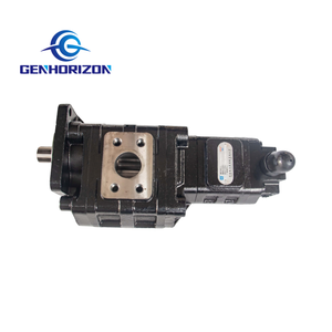 Pompa a Ingranaggi Tandem CBGJ2080 <span class=keywords><strong>0010</strong></span> XF W064000000 80ml/r 10ml/r Rotazione Sinistra 6 Scanalature Albero 30mm Flangia 125mm Ricambi per Caricatore - Product Image 1