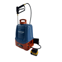 Agrarische 15L rugzakspuit met accu, verstelbare spuitmond, 67psi max. druk, lange batterijduur, automatische pomp voor