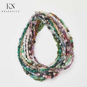 สร้อ<span class=keywords><strong>ย</strong></span>คอหิ<span class=keywords><strong>น</strong></span>ธรรมชาติคุณภาพสูงขา<span class=keywords><strong>ย</strong></span>ส่ง ประดับด้วยอเมทิสต์, อาเกต และมาลาไคต์ พร้อมทองแดง สำหรับผู้หญิงและผู้ชาย - Product Image 3