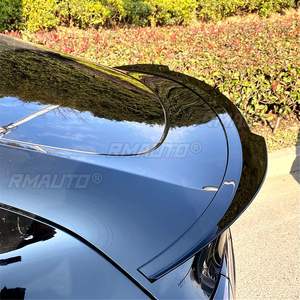 For Tesla Model Y 2020-2021 Rear <b>Window</b> Roof Spoiler Sun Rain <b>Shade</b> Vent Visor Lip Rear Trunk Lip Wing Spoiler Car Accessories - Product Image 3