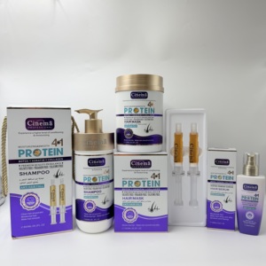 Set de Champú y Acondicionador para Cabello 4 en 1 Sin Sulfatos con Proteínas, Marca Cinema, con Agujas - Product Image 1